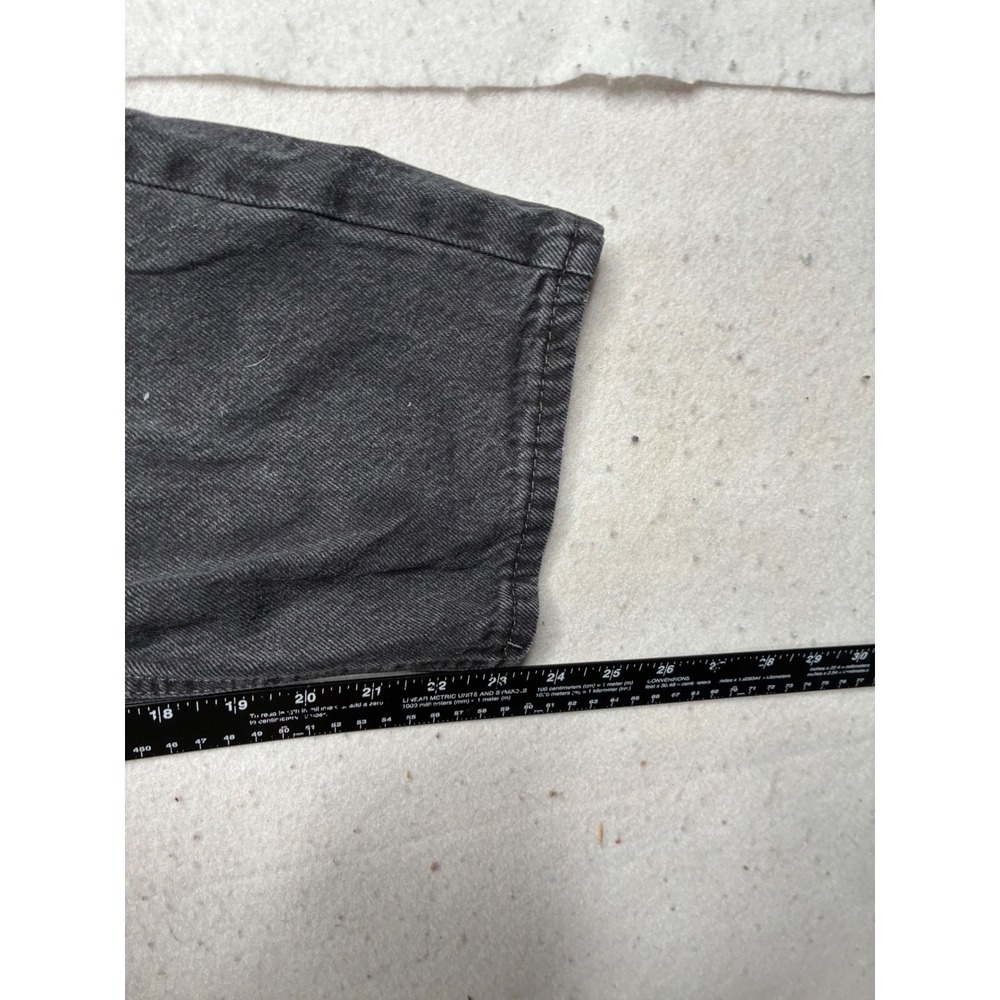 Empyre Loose Fit Skate Jeans Black Denim Boys Sz 25 Adjustable Waist Streetwear - Picture 7 of 15